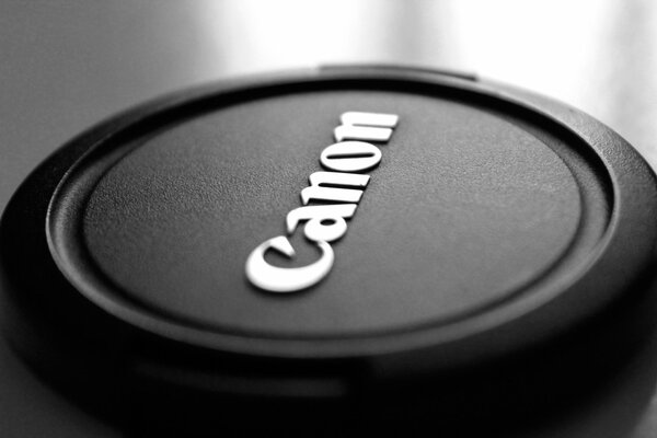 Canon camera cover close-up