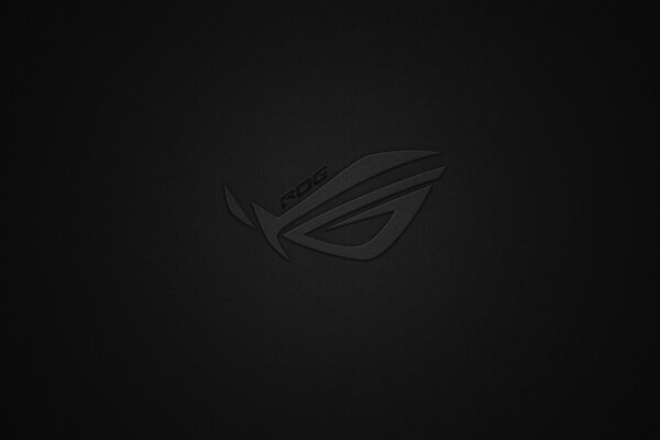 Logo asus en gris foncé