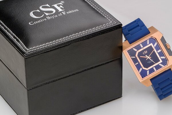 Branded watches in a beautiful packaging box
