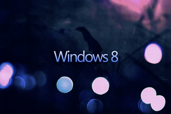 Windows 8 Screensaver scuro con sfocatura