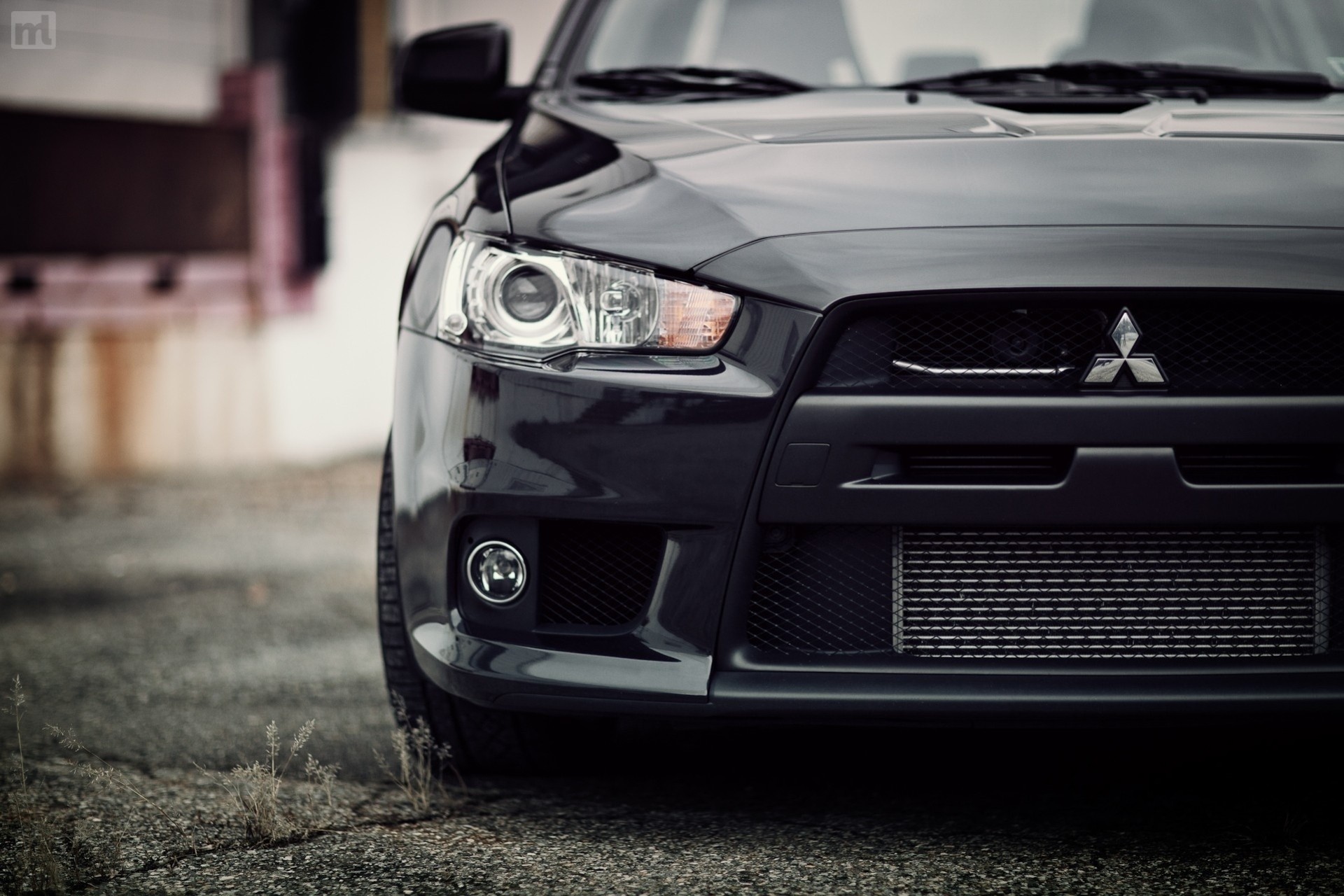 evolution noir voiture auto mitsubishi evo 10