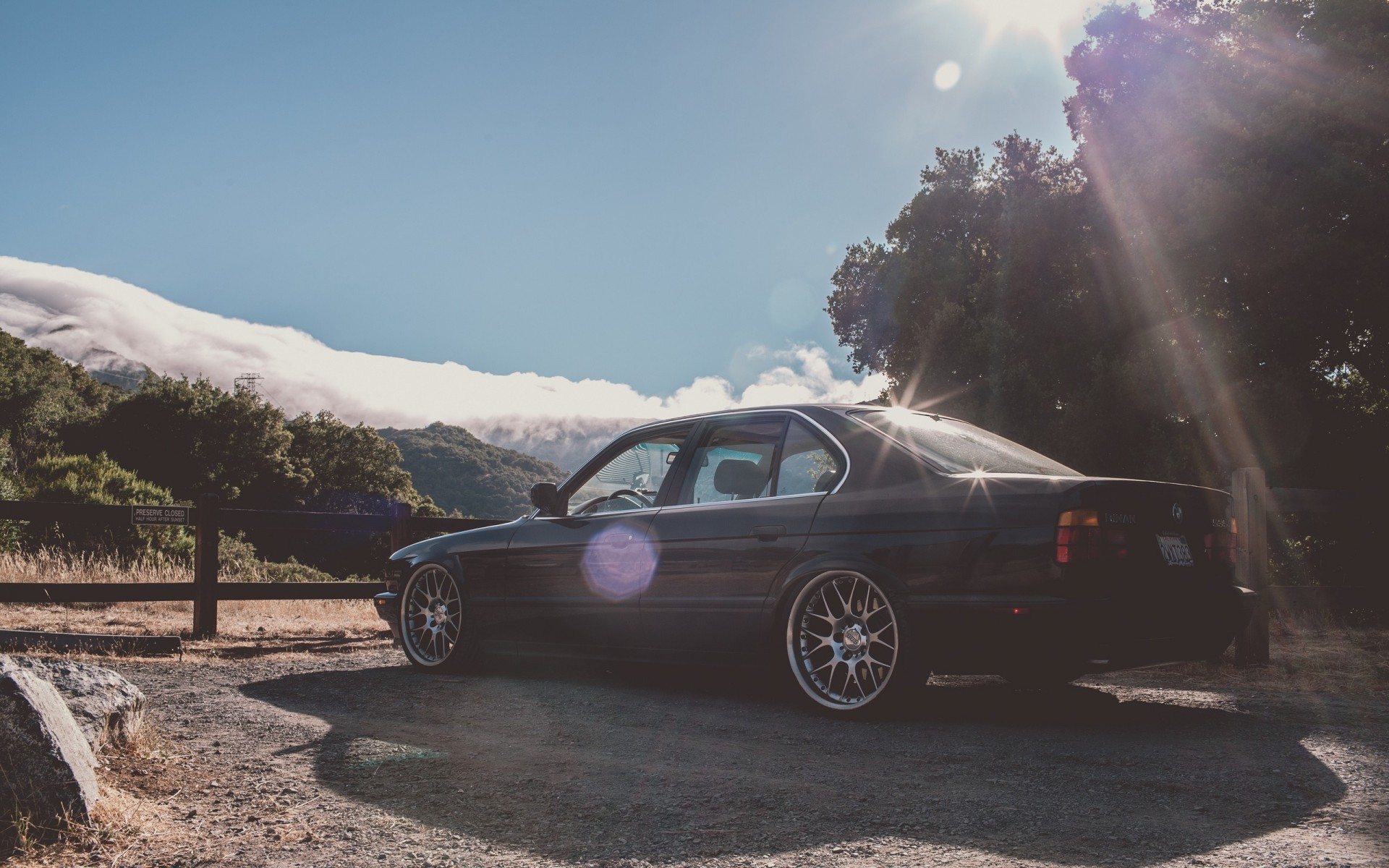 classic bmw drives bbs 535i black e34 mountain beha