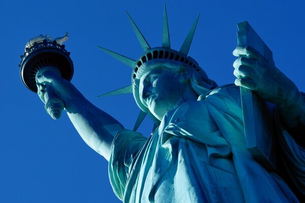 Statue of Liberty bottom view