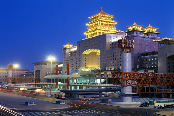 Magnifique quartier ouest de Pékin en Chine