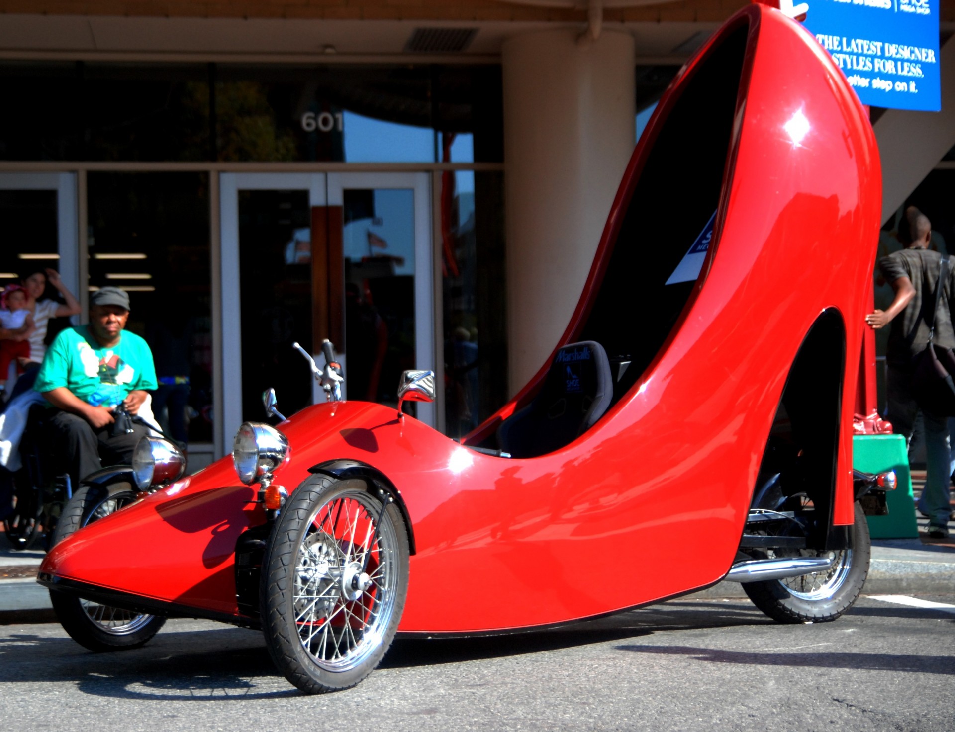 funny heels car