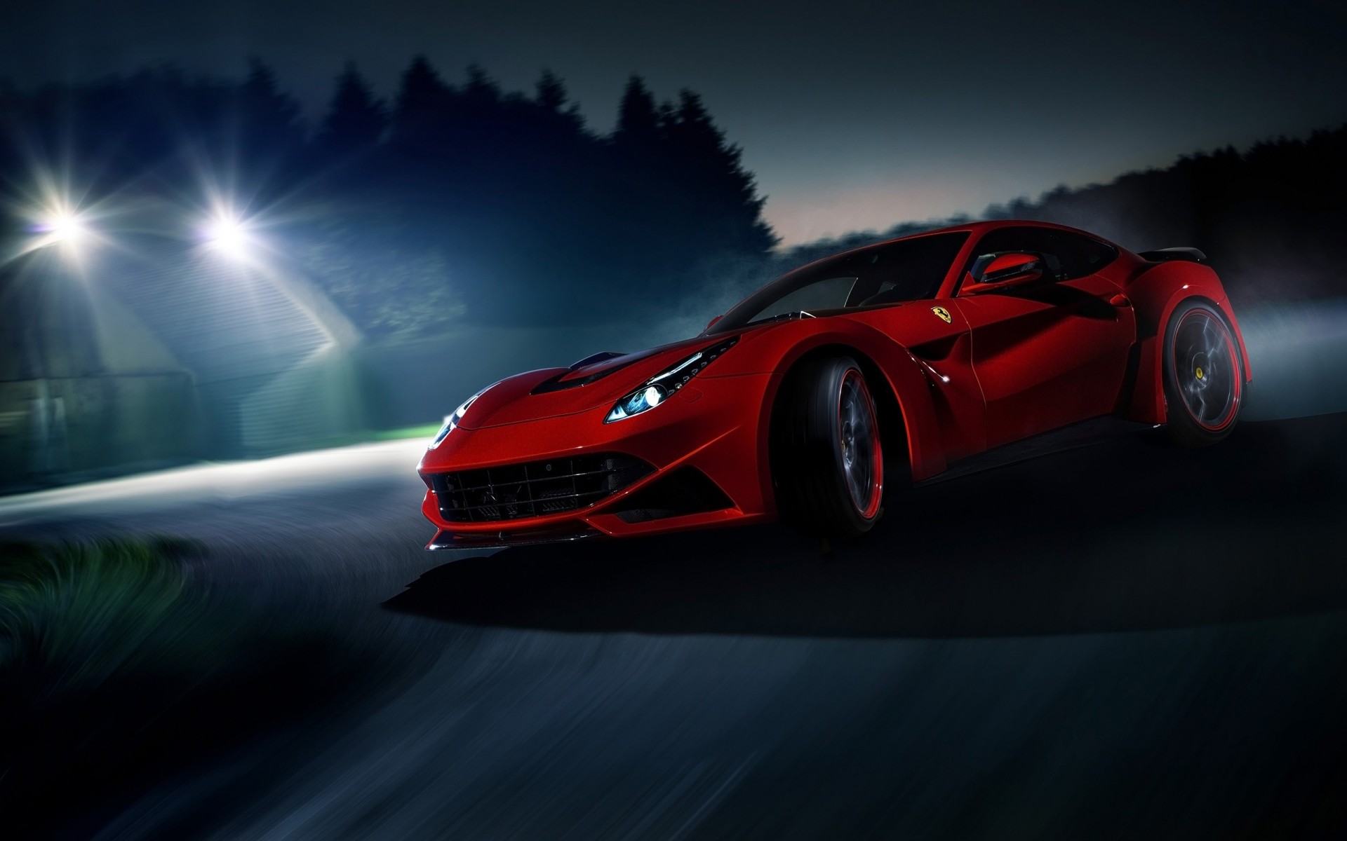 ferrari voiture rouge puissance novitec italia