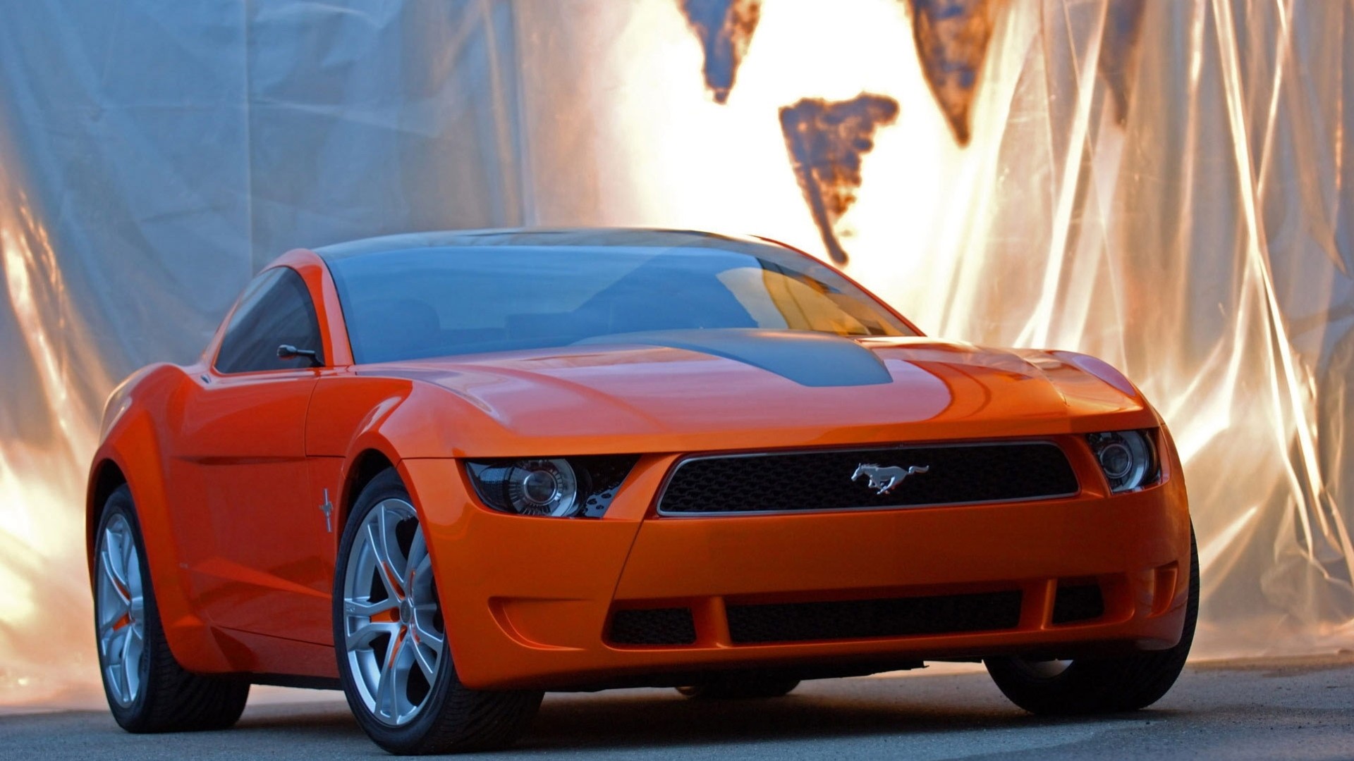 ford coupé voiture de sport ford mustang rouge ford mustang