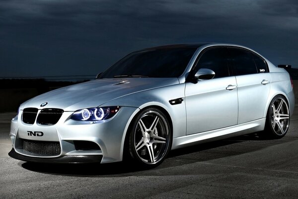 Bmw m3, 2012, Farbe Silber, cooles Auto