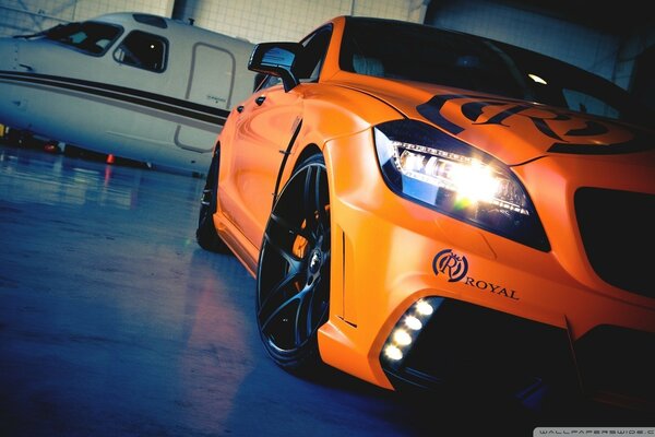 Cls550 satén naranja in tuning