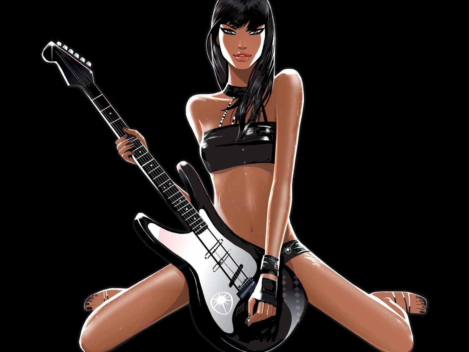 girl guitars music