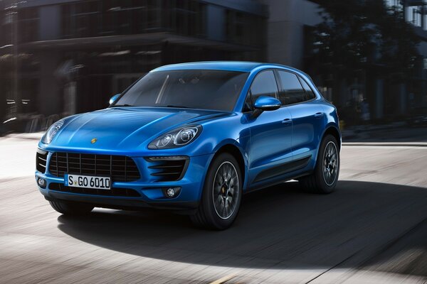 El nuevo Porsche Macar azul