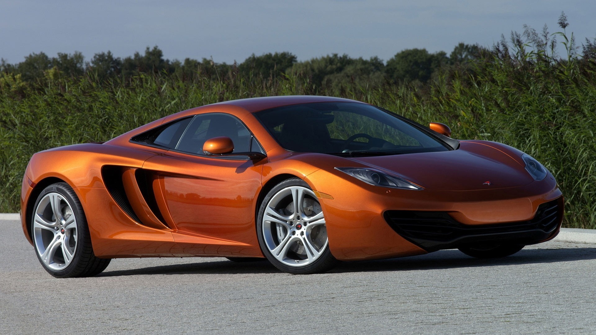 mclaren naranja mclaren mp4 superdeportivo coche deportivo