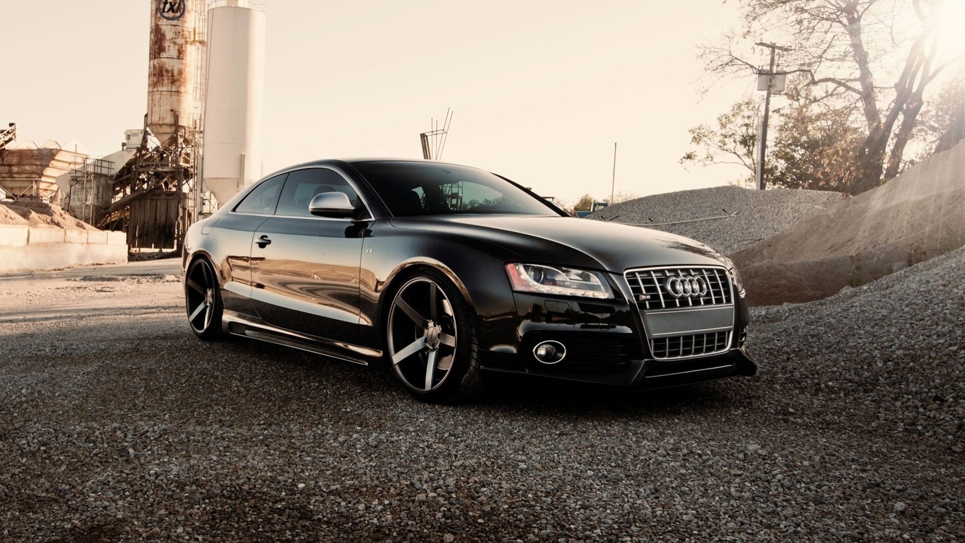 sportcoupé sportwagen schwarz audi audi s5