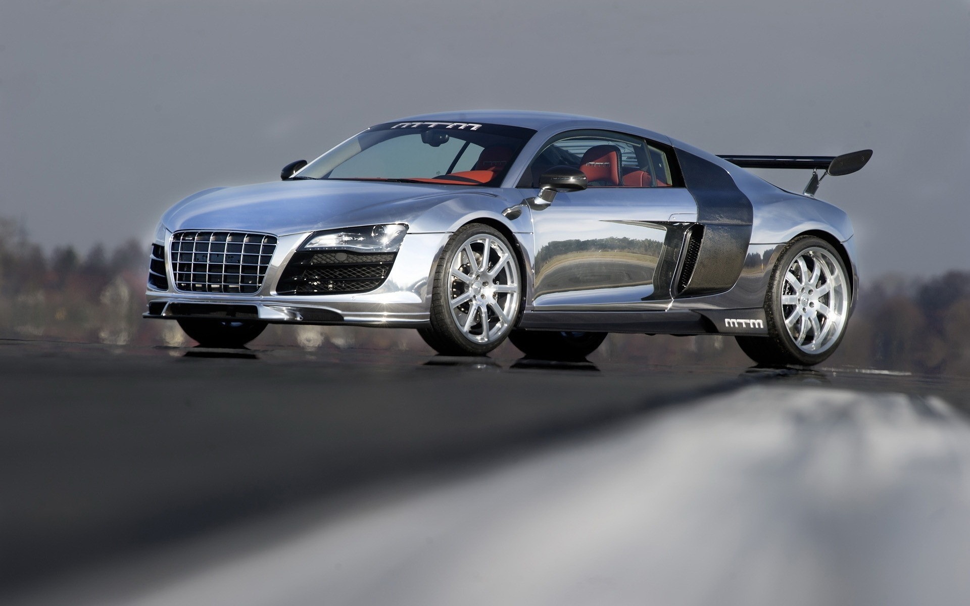 gris coche audi camino