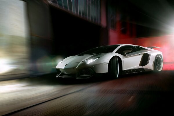 Арт-изображение автомобиля Lamborghini Italia