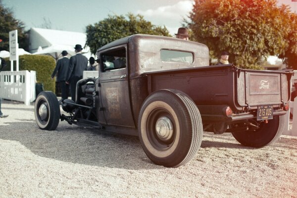 Retrò camion di fare un film