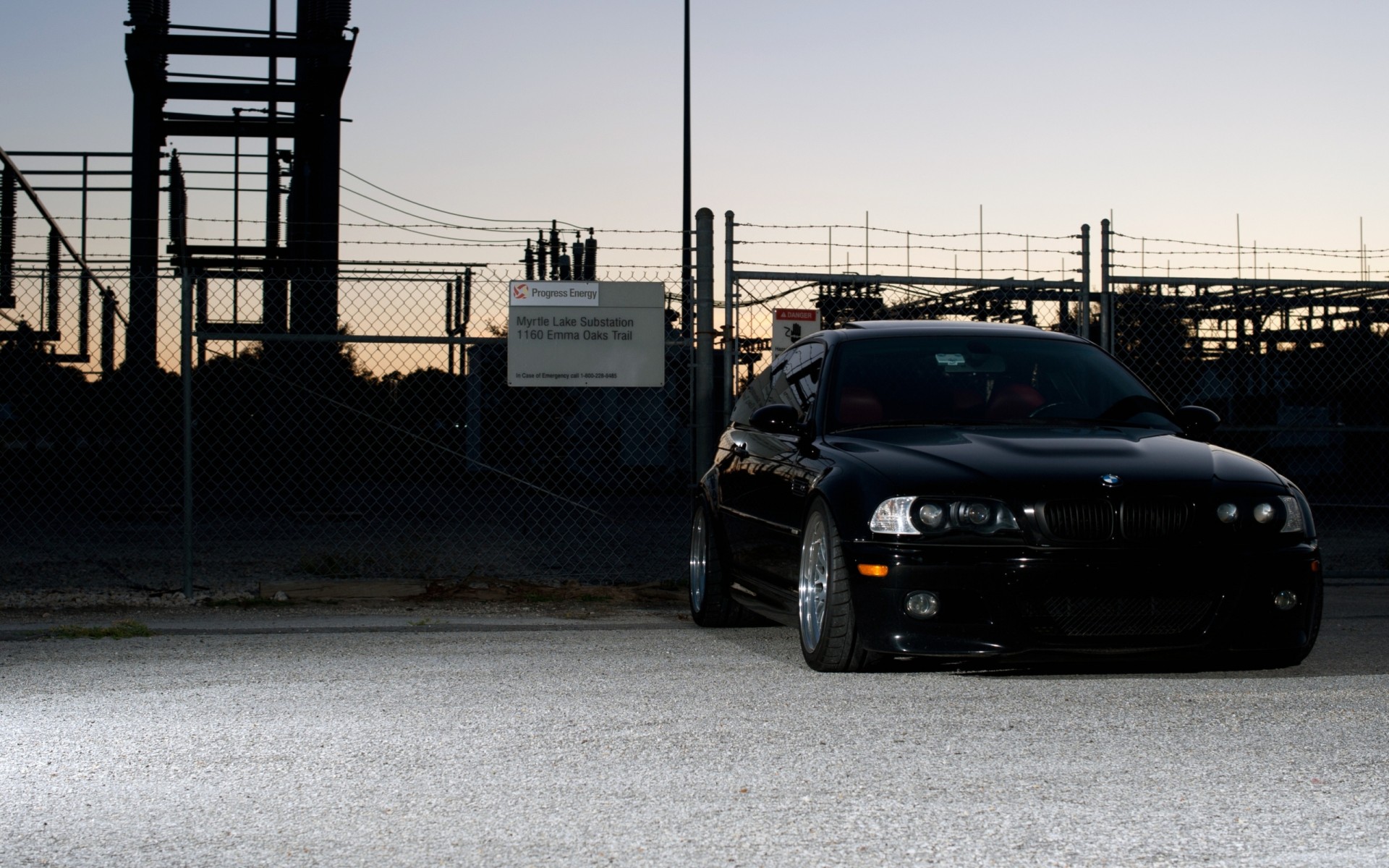 e46 coupé bmw noir m3 vue de face réglage