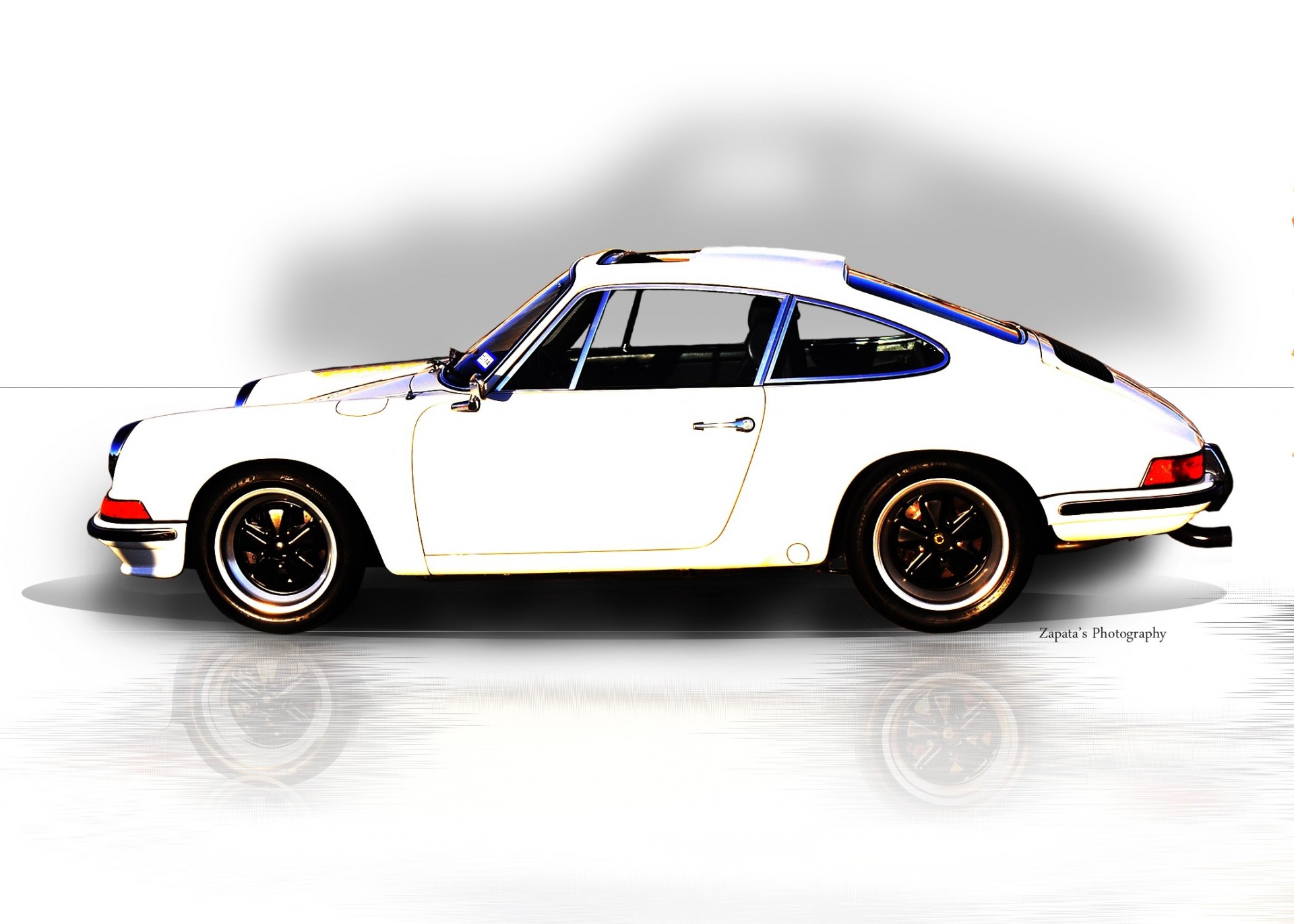 porsche blanco puertas