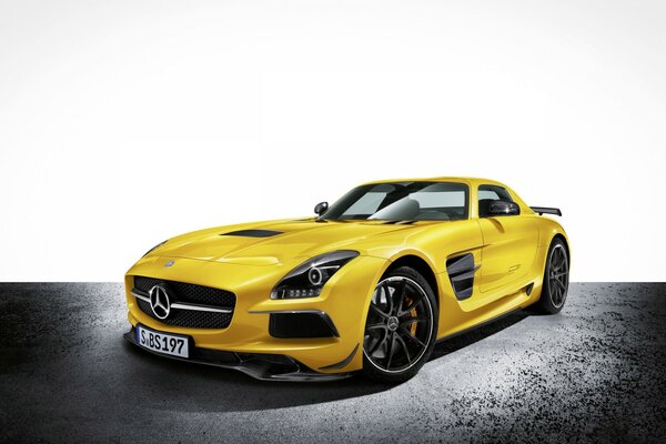 Airbrush żółty Mercedes, Tuning