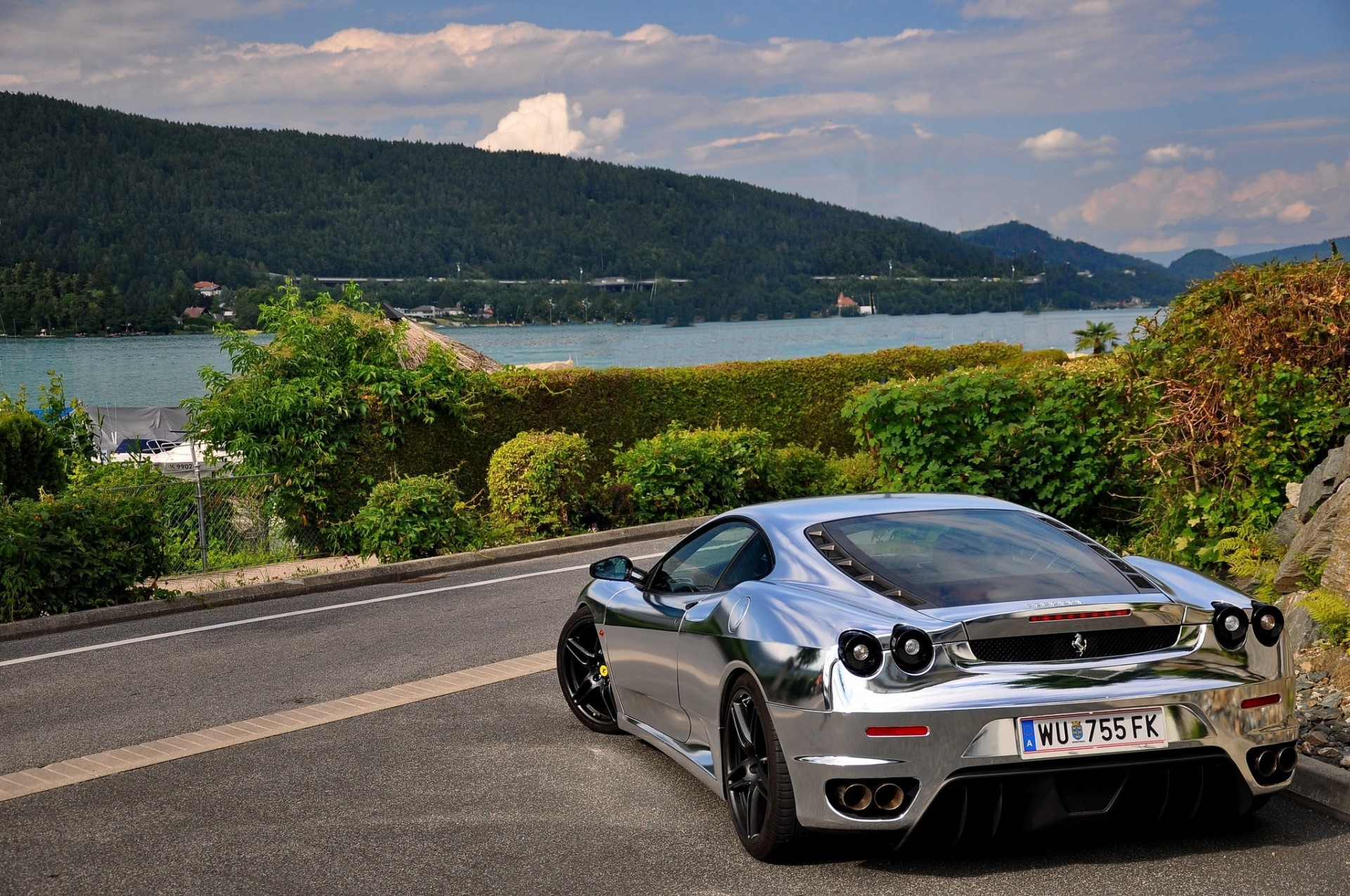 f430 ferrari chrome