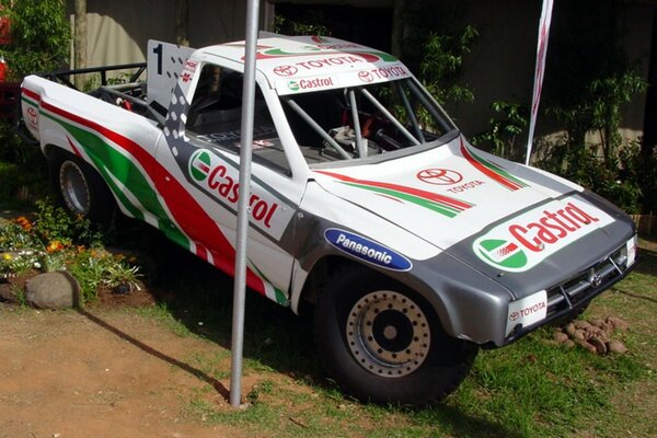 Toyota car for participation in competitions