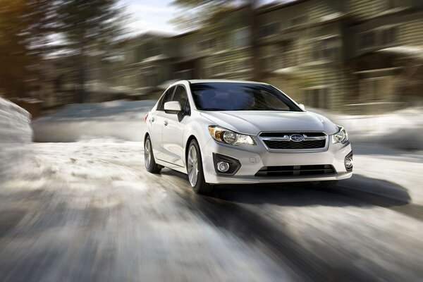 Blanc Impreza Berline spacieuse