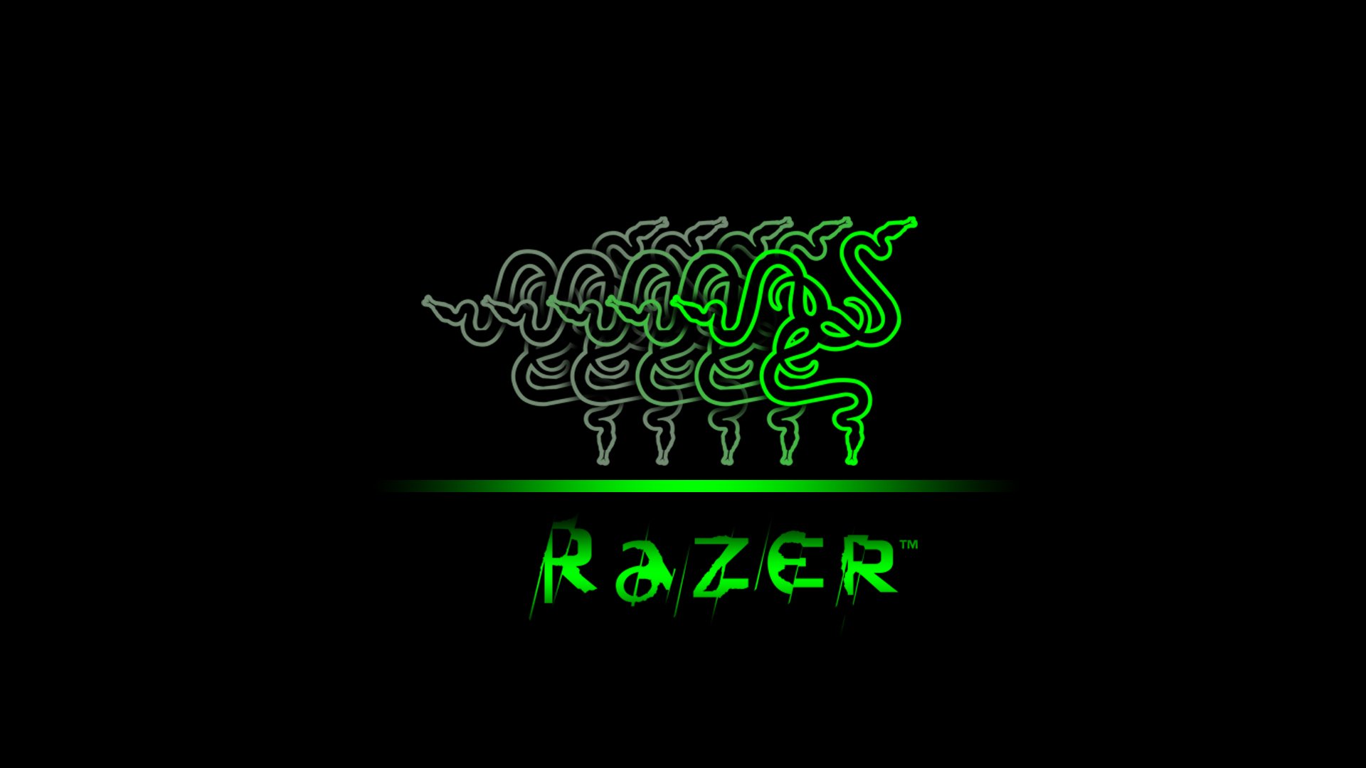 razer carta da parati logo