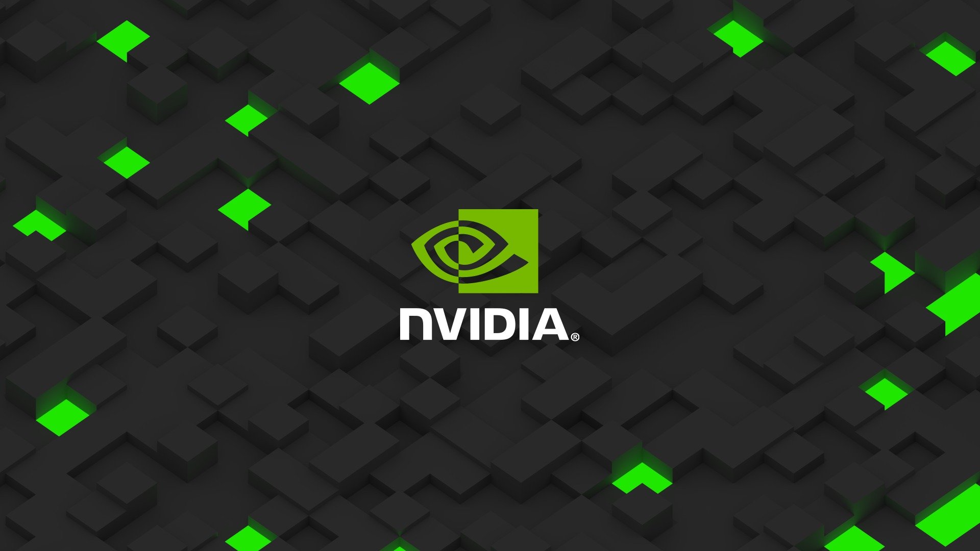 nvidia логотип зеленый