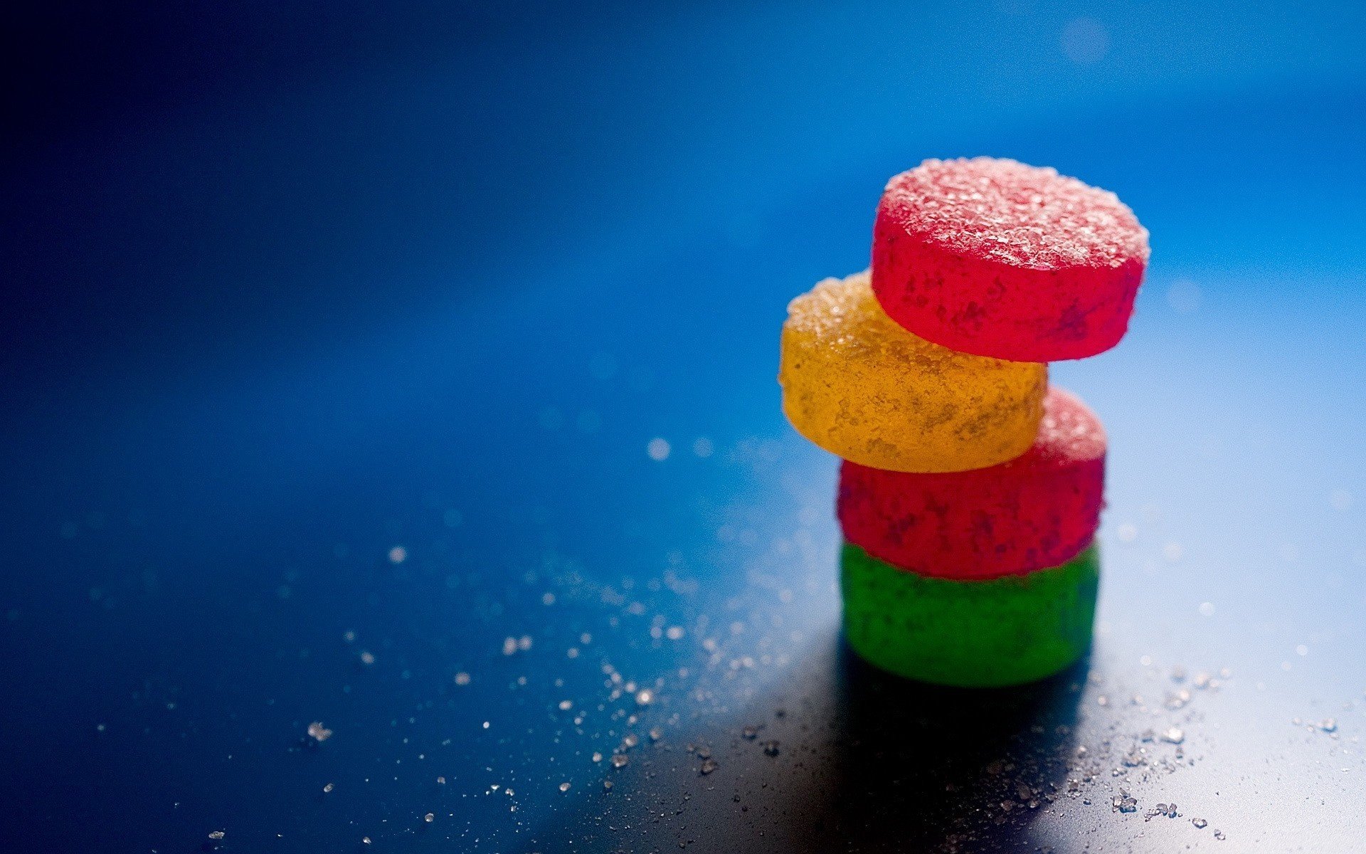 bonbons multicolores nourriture douceur lumière