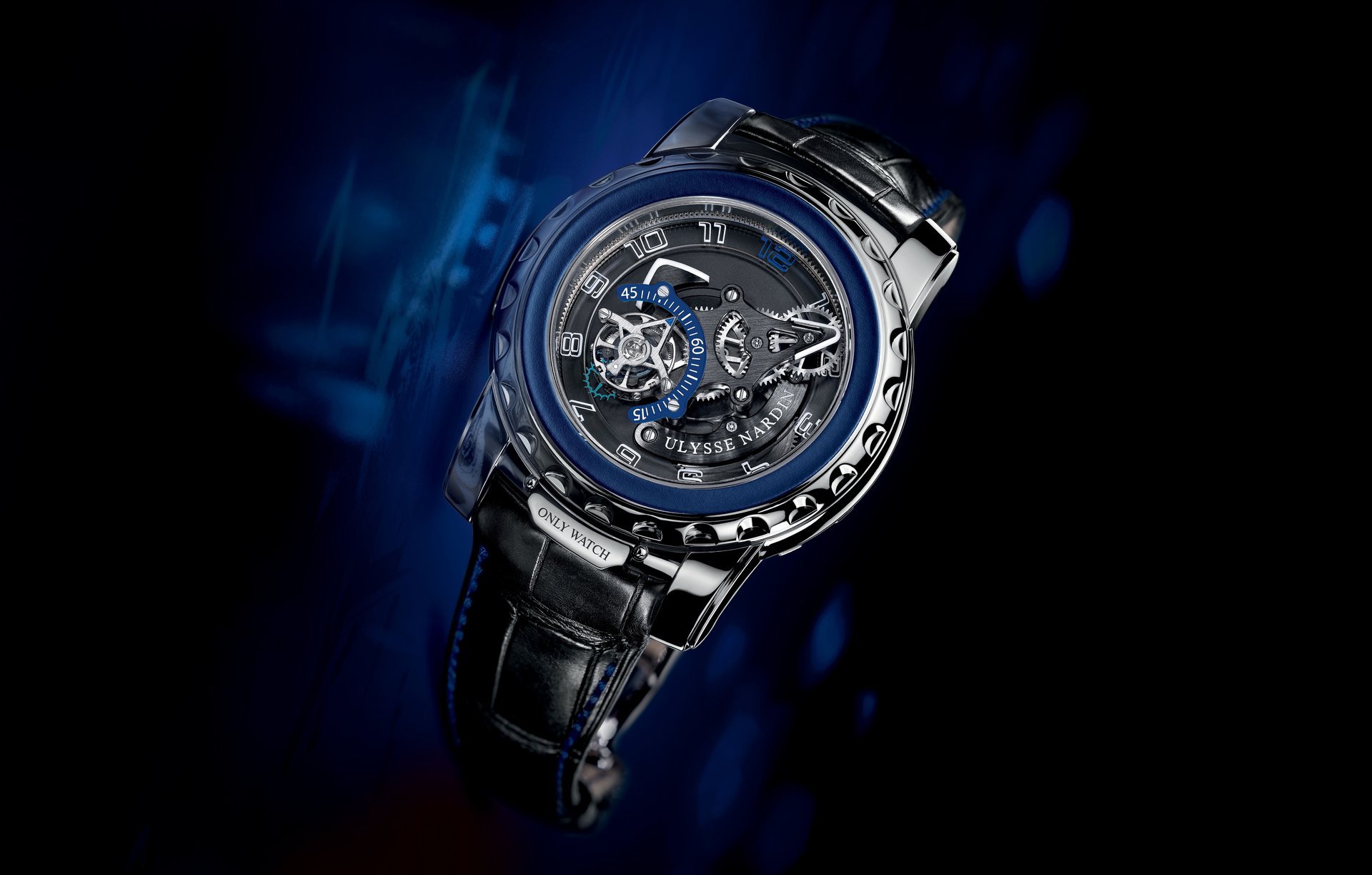 orologio ulysse nardin freak fantasma blu