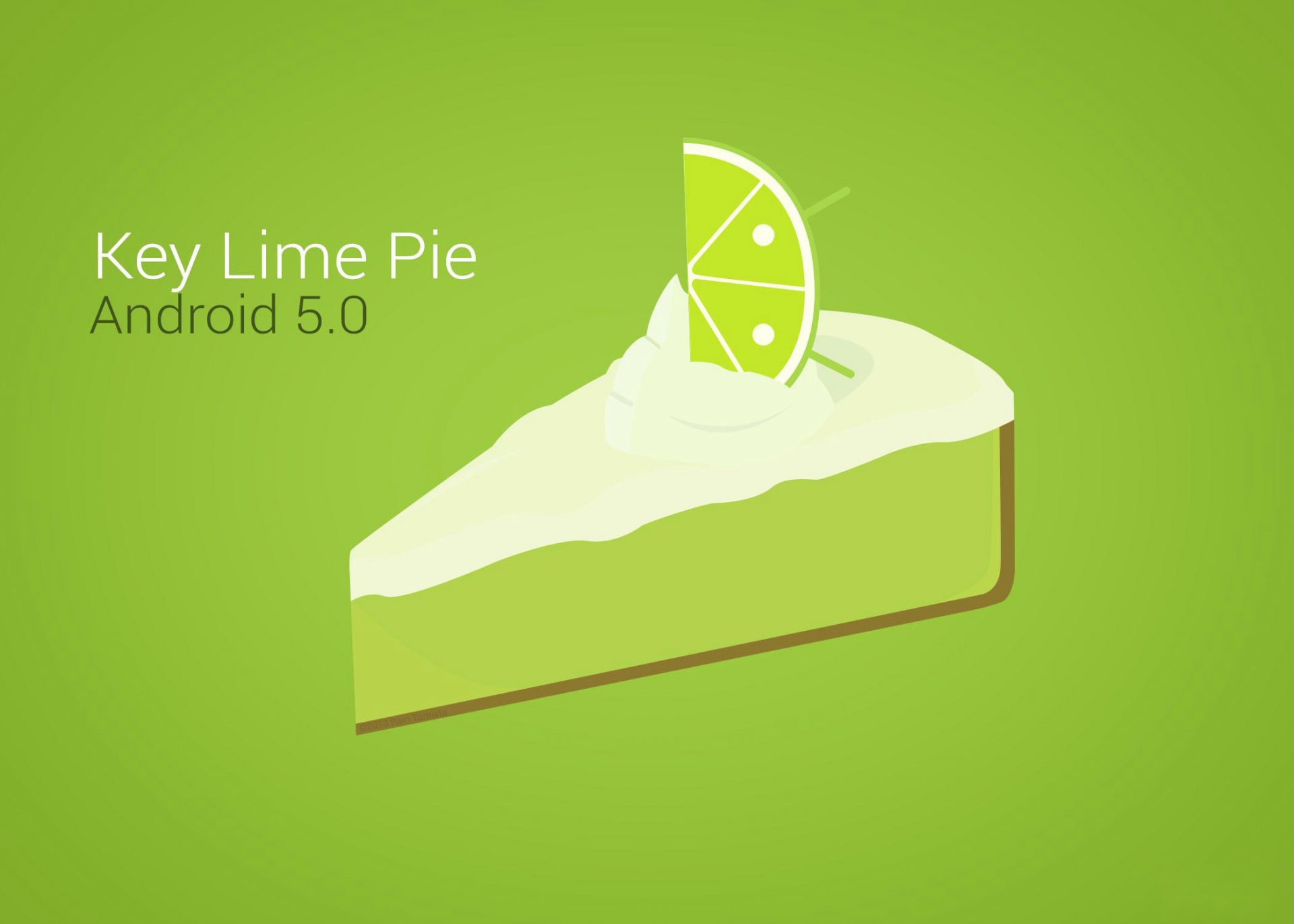 android lemon lima slice cake vector picture