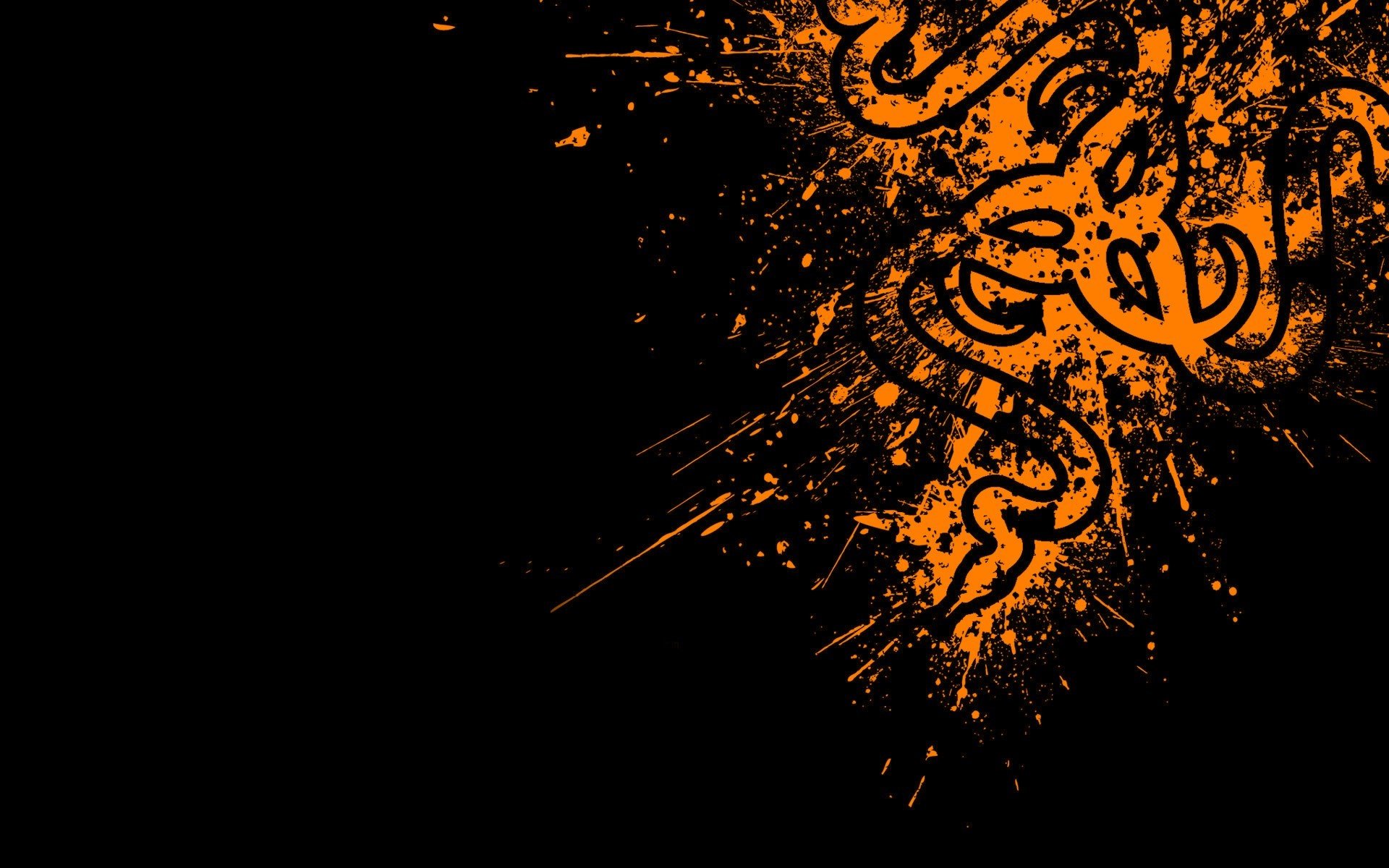 razer logo orange