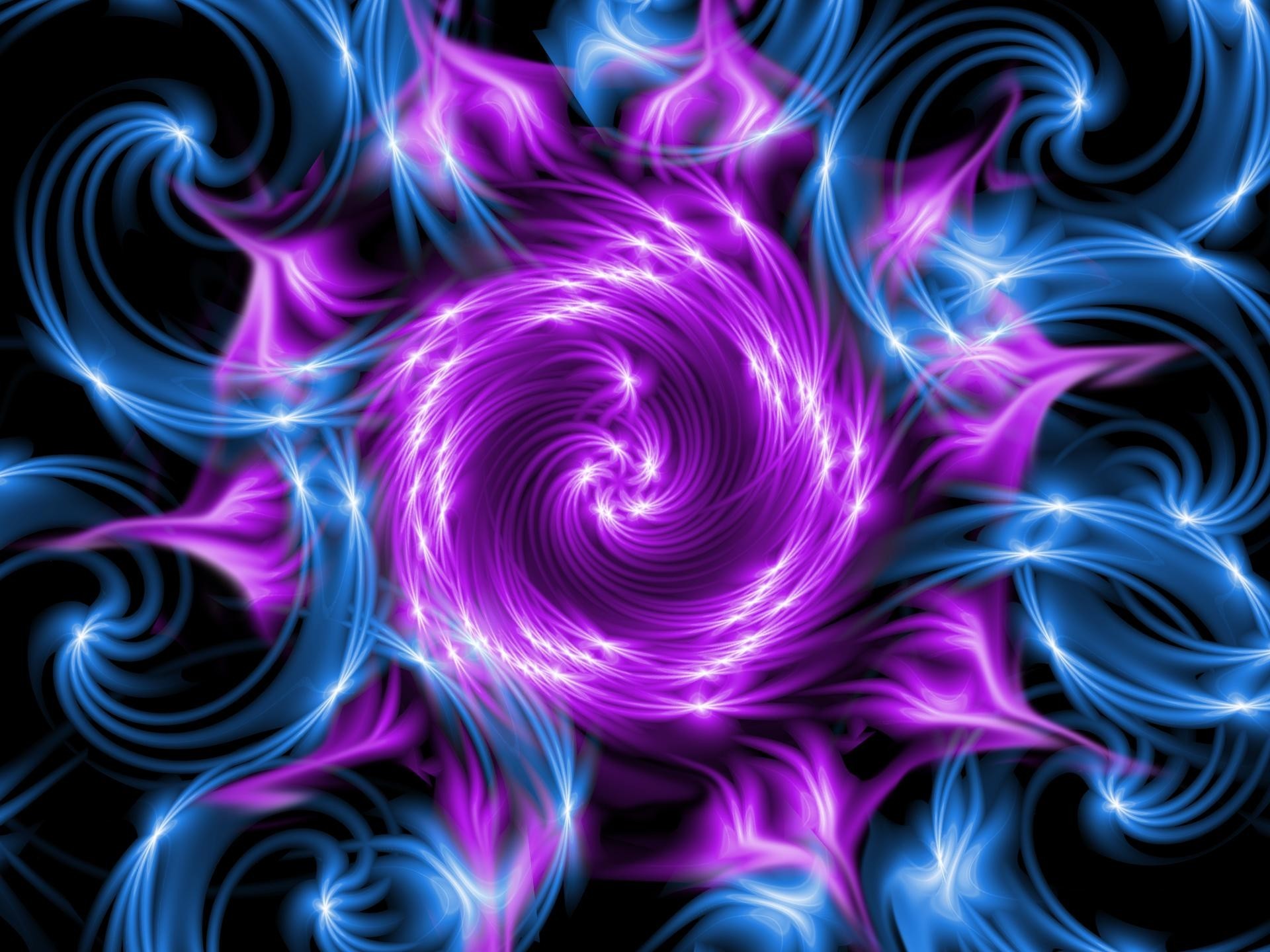 фрактал фиолетовый