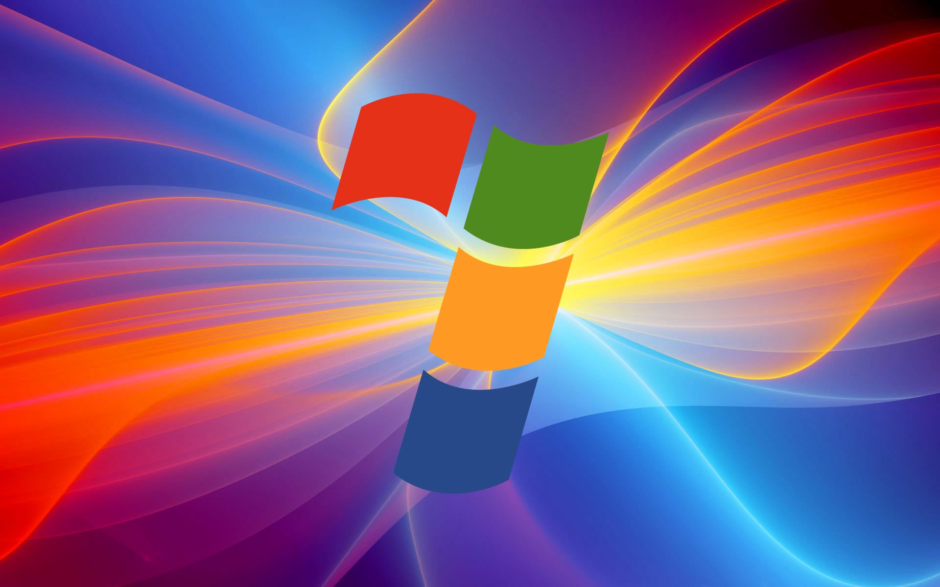 windows 7 fondo de pantalla computadora sistema operativo luz rayos pétalos emblema