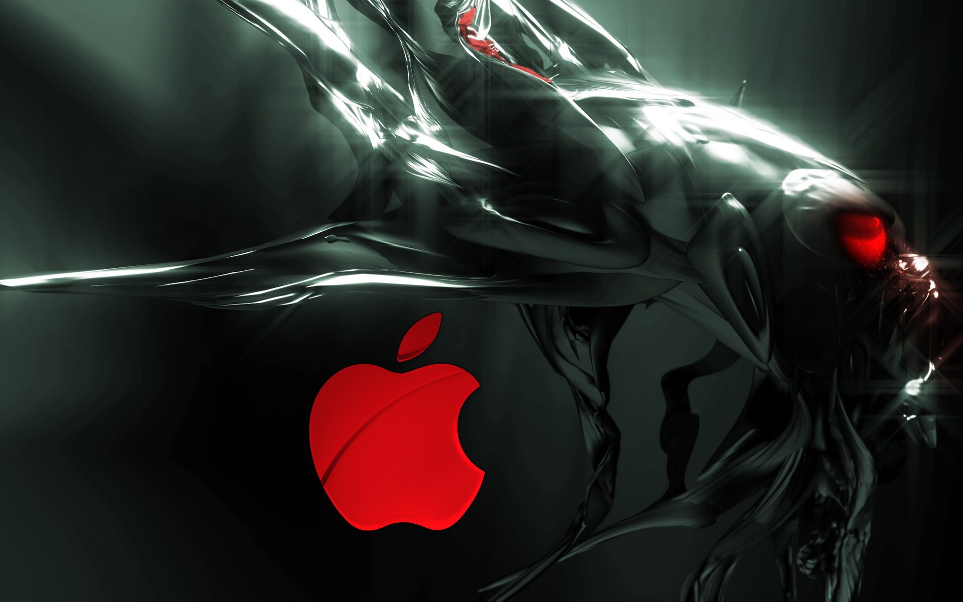 apple emblem abstract stranger shine