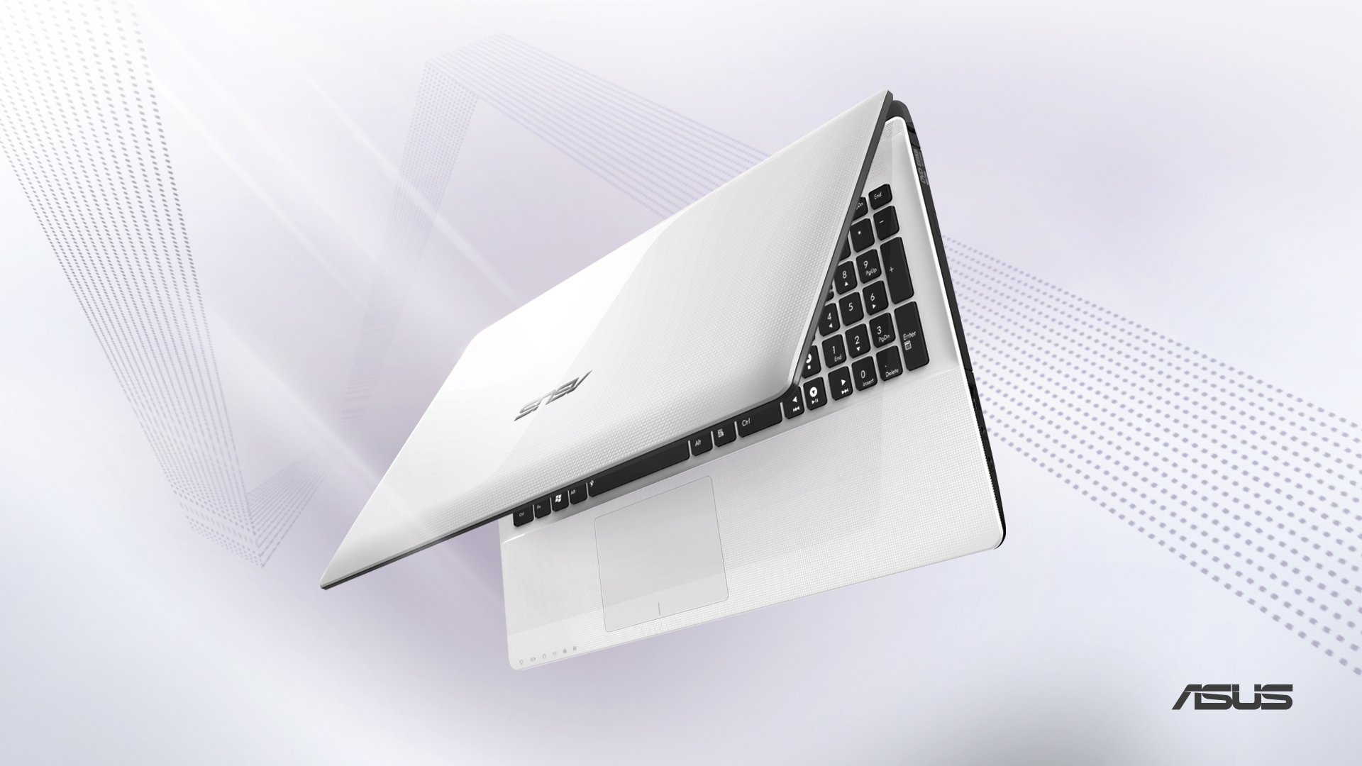 asus white notebook