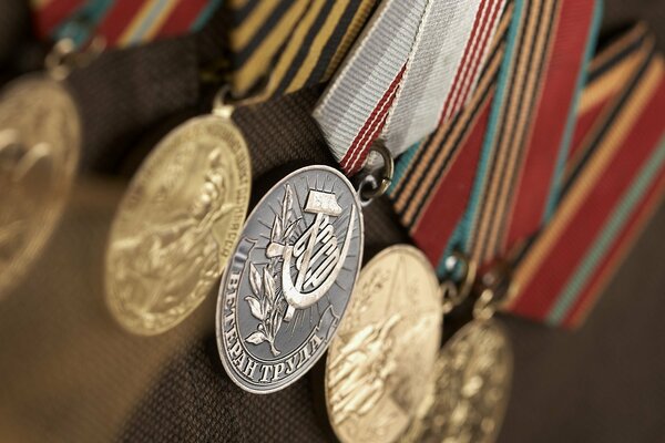 Medaille für Veteran der Arbeit