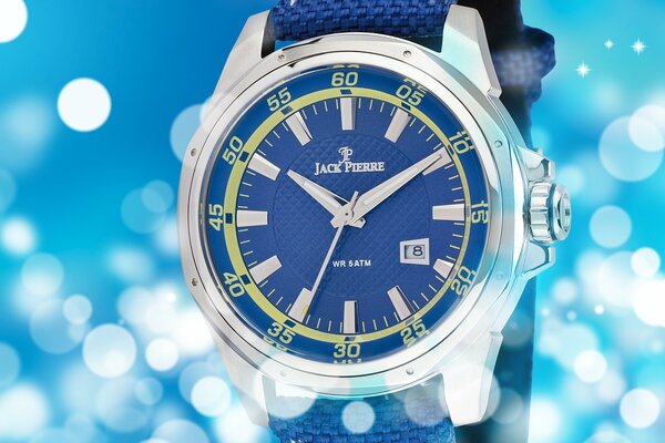 A sky-blue watch is so romantic and stylish