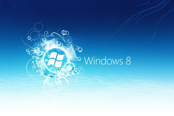 Logotipo de Windows 8 en colores claros