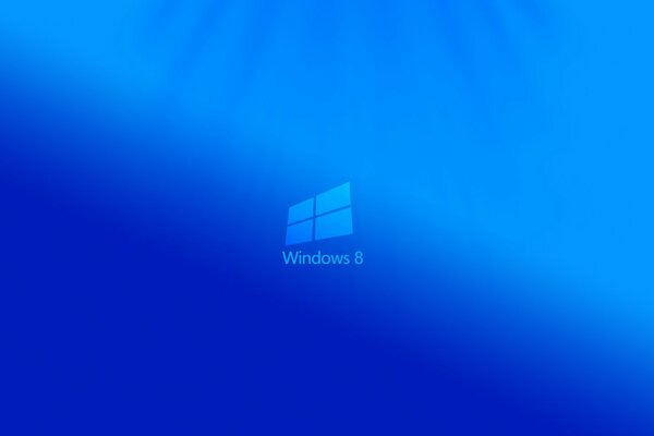 Minimalistyczny obraz emblematu systemu operacyjnego Windows osiem