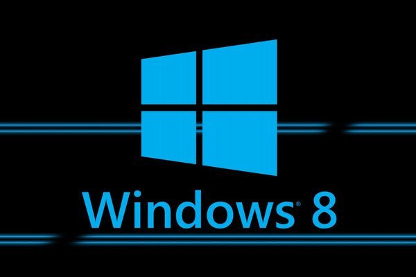 Logo minimalista di windows 8 in blu