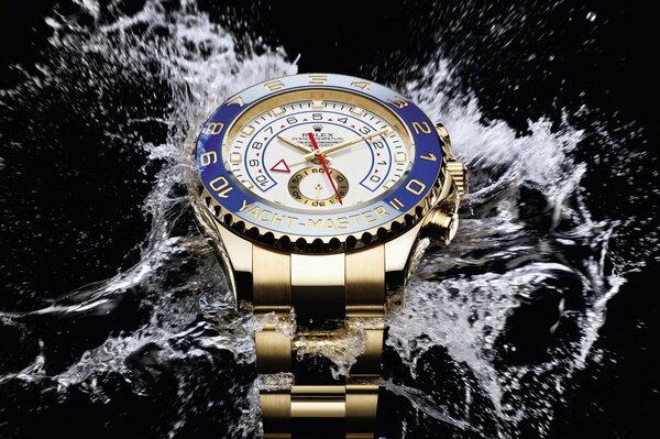 Rolex Armbanduhr mit Spray