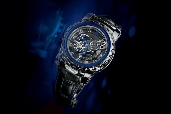 Orologio Ulysses narid freak fantasma blu