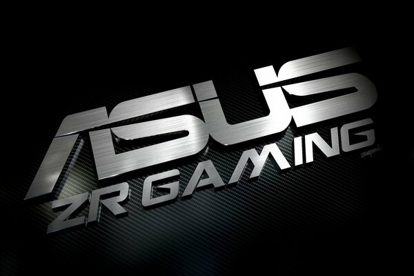 Logo firmy asus w stylowej stylistyce