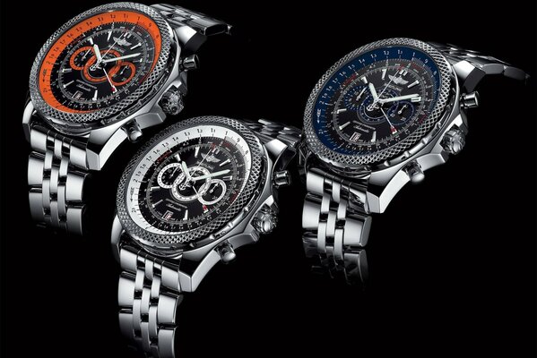 Se presentan tres tipos de relojes deportivos breitling