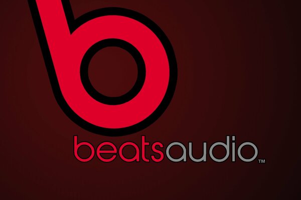 Logotipo de beast audio sobre fondo rojo