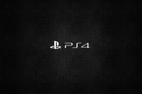 Logo sony playstation na tle