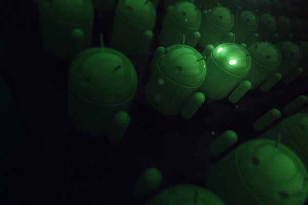 Green incomprehensible crap for android