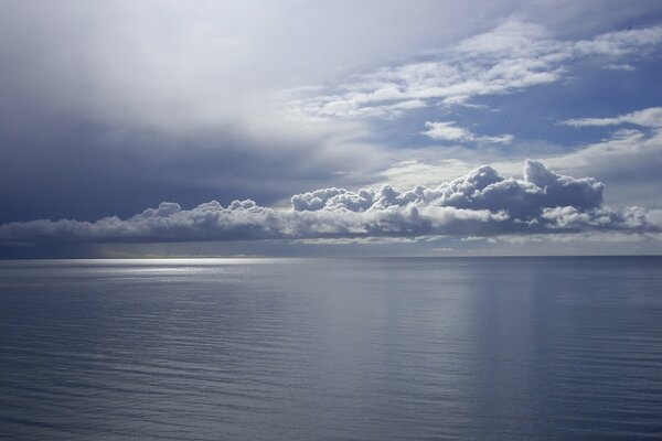 Calme et tranquillité sur la mer