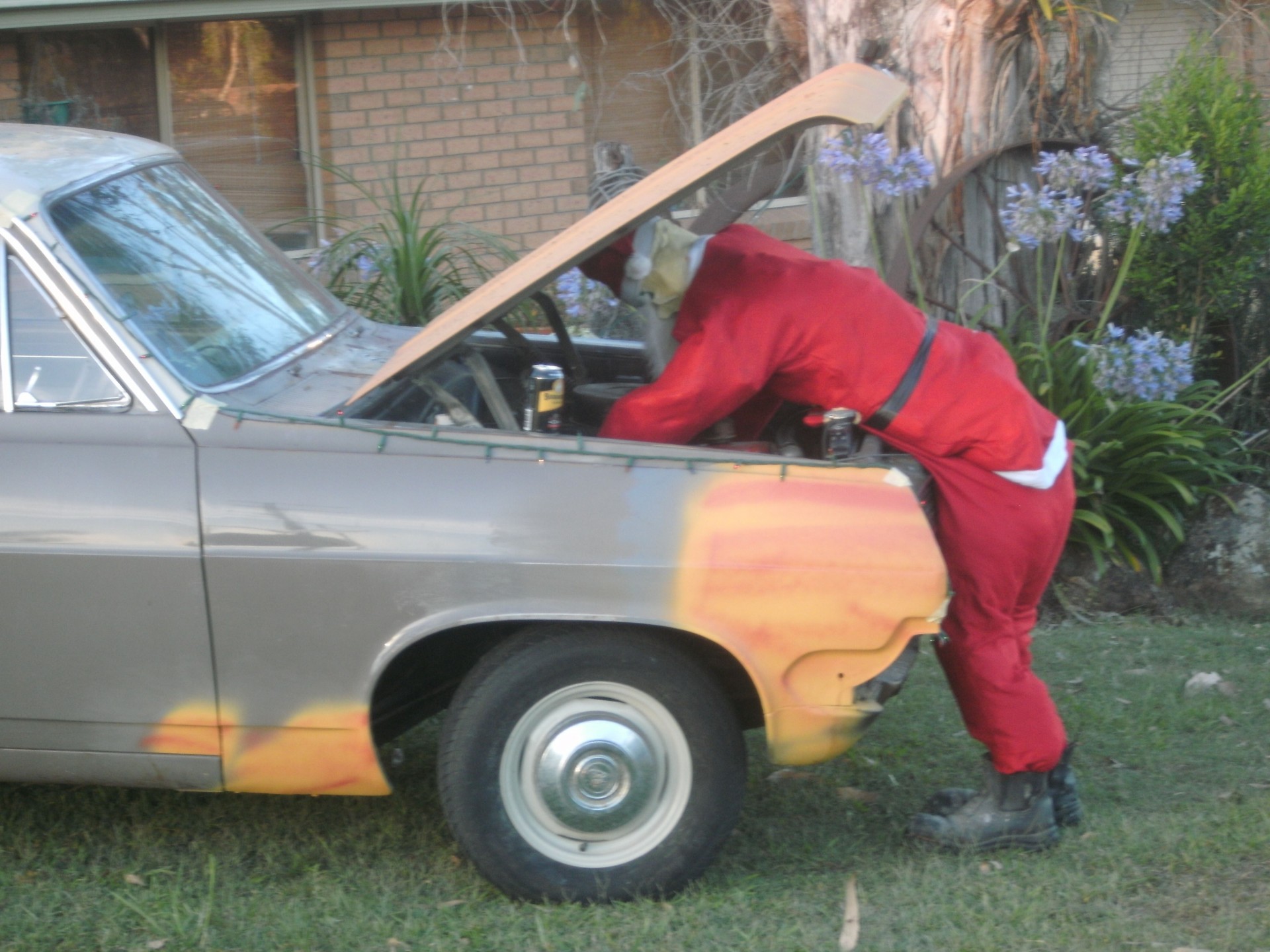 holden fotografia santa natale auto